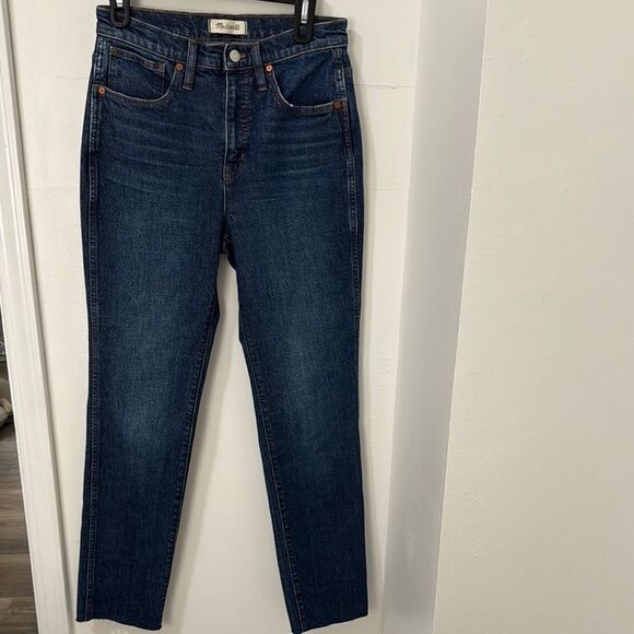 Madewell Stovepipe Full Length Women's Blue Jeans Size 27 - Picture 1 of 12